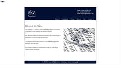 Desktop Screenshot of ekafinance.com